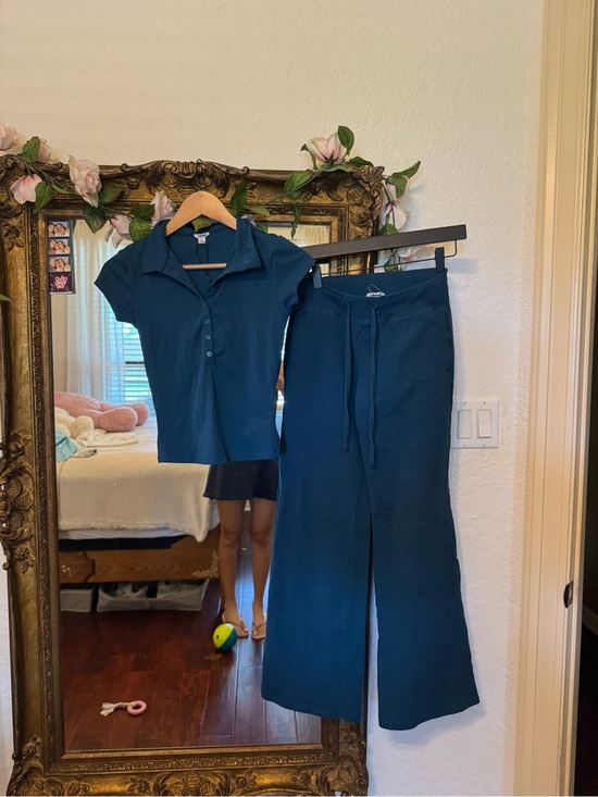 Garage Other - Garage Teal Polo Top with Snatch Booty StretchTerry™ Pants